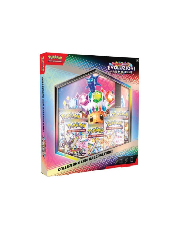 gamevision pokemon collezione con raccoglitore evoluzioni prismatiche Over Games